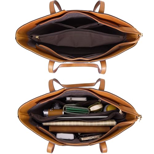 Image of ToLFE Tote Bags for Women Purses and Handbags Top Handle Satchel PU Leather Shoulder Hobo Bags | Top Handle