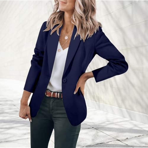 Blazers for Women Business Long Sleeve Open Front Blazers Casual Lapel Collar Jackets Work Office Suit Jackets3