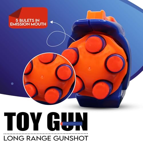 Image of Confidence Blaze Storm Gun Toy for Boys and Girls Soft Foam Bullets Target Shooting Gun Toys with 20 Pcs Soft Bullets for Children Playing Battle Fight Game for Kids