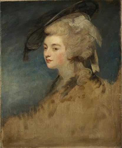 Art Portrait Georgiana Spencer Joshua Reynolds Affiche Toile Decoración Mural