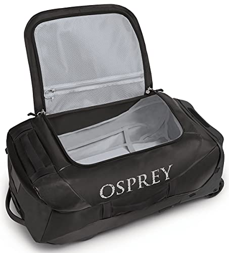 Osprey Rolling Transporter 60 Duffel Bag, Black