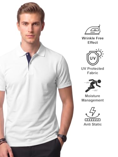 Image of XENOVAURBAN Dry Fit Polo Combo Tshirts for Man | Regular Fit | Quick Dry Mars Fabric Polo T-Shirt with Collar for Men