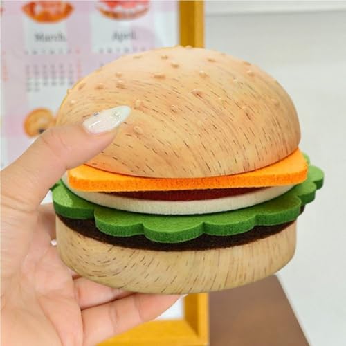 Dessous de verre hamburger original tapis isolant antidérapant multicouche anti-brûlure - 4