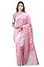 Glory Sarees Women's Banarasi Artificial Silk Saree With Blouse Piece (kara124-pink_Pink)