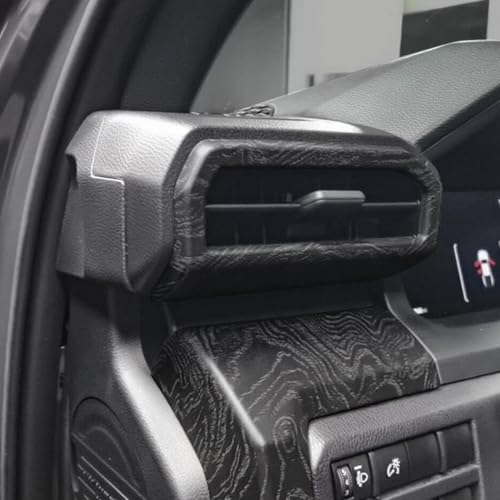 Cadre grille aération Toyota Tacoma 2024 2025 grain de bois noir abs