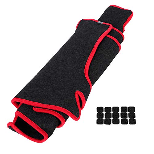 Outbit Cubierta para salpicadero - Cubierta para salpicadero de Coche Alfombrilla para salpicadero Alfombrilla para salpicadero Sombrilla...