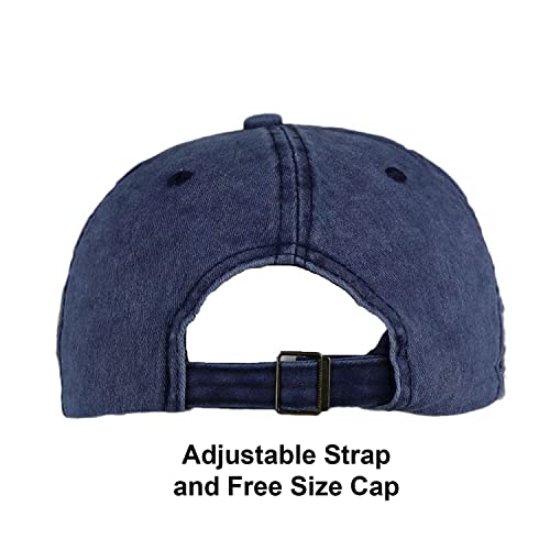 Image of Handcuffs Denim Stylish Cap for Men Women | Baseball Cap Adjustable Free Size | Sports Caps for Men & Women | Casual Gym Running Cricket Cap | Unisex Adult Summer Hat