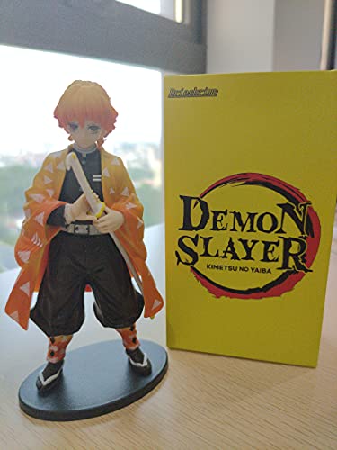 Drieshrimp Demon Slayer Figure Action Figure Zenitsu Agatsuma Bedroom Desktop Decoration Tanjirou Figure Toy Doll Gift For Anime Fans 6.7Inch (Zenitsu Agatsuma) #TOP2
