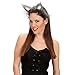 NET TOYS Oreilles de Loup Oreilles Loup en Velours Oreilles Loup Oreilles d'animal bête Serre-tête Loup-Garou Accessoire déguisement d'animal Accessoire déguisement