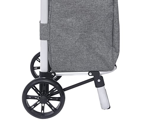 blnbag T3 - Klappbarer Einkaufstrolley Shopping Bag Trolley, Leichter Einkaufsroller stabiles Alu-Gestell, Einkaufstasche mit Rollen, 49L, 98 cm – Bild 8