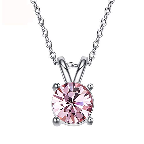 Collier en cristal femmes avec pendentif bijoux brillant chaîne maille fine