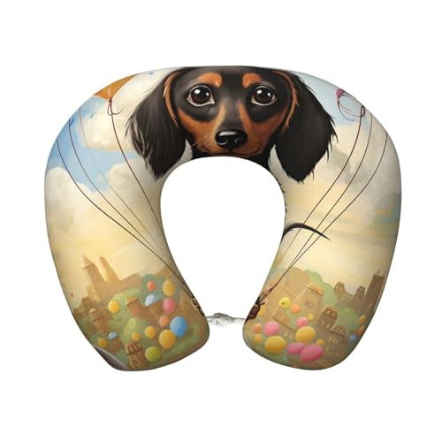 Almohada de espuma viscoelástica para viaje cuello miniatura 1