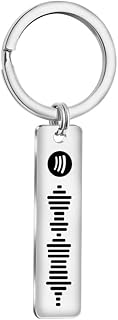 Personalized Spotify Keychain Custom Keychain Music Code Keychain Song Keychain Valentine's Day Gifts for Men WomenBFF