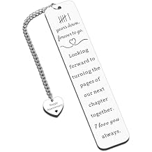 6 Year Anniversary Iron Gifts Bookmark for Women Men,Anniversary Wedding Gifts for Him Her Funny 6th Anniversary Gifts for Husband Wife Engagement Valentines Birthday Gifts for Boyfriend Girlfriend