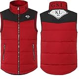 kingsland weste sale  Kingsland Unisex Weste mit Dupont-Wattierung Dante in red Chili Pepper, Gr. M