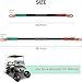 10L0L Golf Cart Battery Cables 4 Gauge for 36v & 48v EZGO TXT 1994-UP, AC/DC Wire Welding Battery Pure Copper Flexible Cable with Heavy Duty Terminal Connector-Red & Green