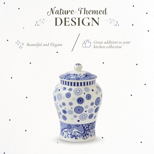 Spode Blue Italian 5" Vase, Brocato by Spode - Used condition - Image 3