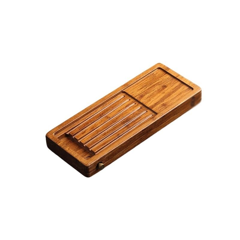 CKKNILV Tea Set Simple Small Dry Tea Tray, Water Storage Tea Sea Kung Fu Tea Set Tea Tray Home Tea Table Tea Tray Chinese Tea Set (A)