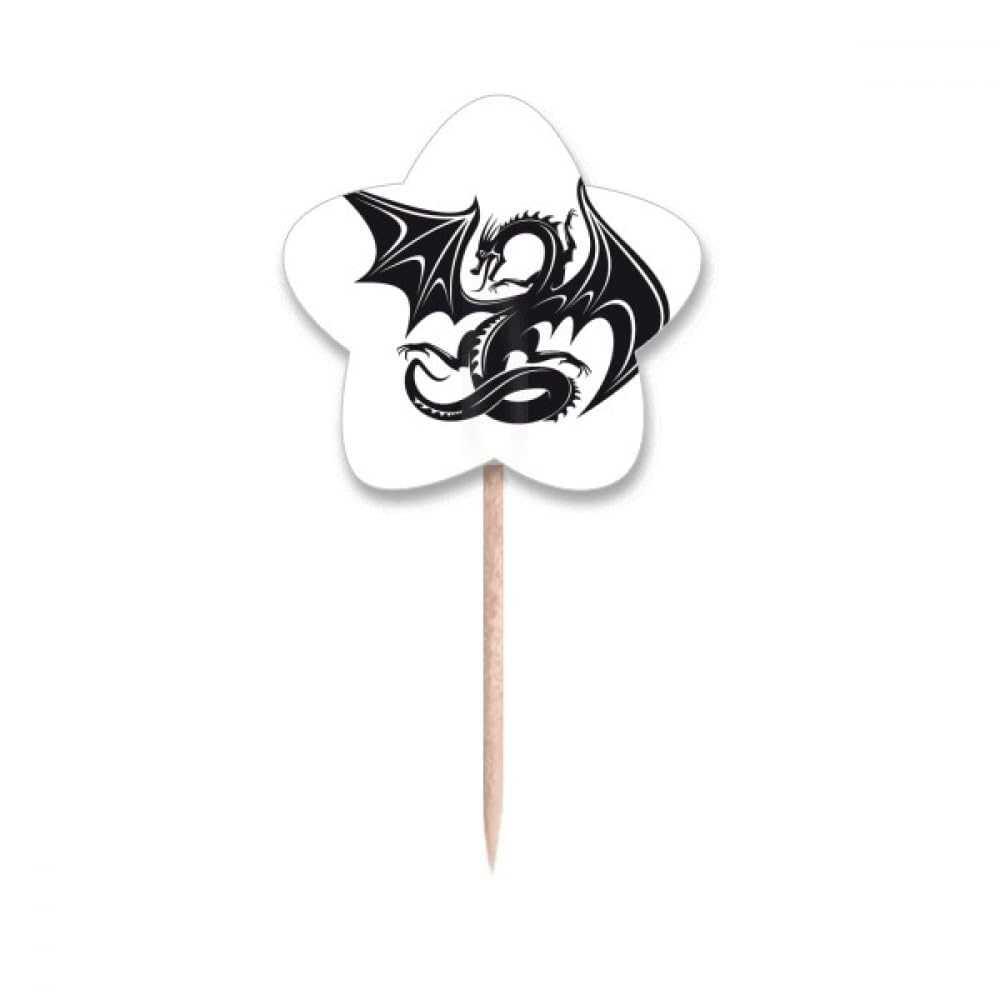 Picks cupcake dragon et animaux pour décoration de buffet de fête