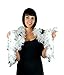 Touch of Nature 36808 Chandelle Boa, White with Black Tips