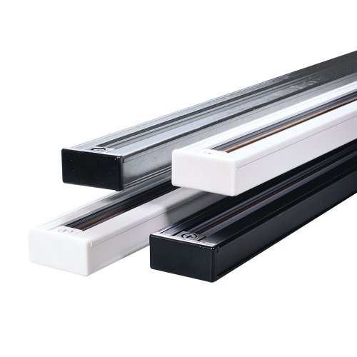 Nora Track Light NT-304W - White - 8 ft. Track - Single Circuit - Compatible with Halo Track