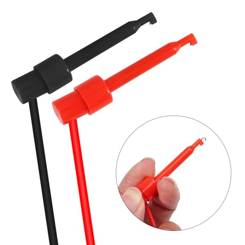Image of DIANN 8pcs Banana Plug to Test Hook Clips Test Lead Cable Line Wire 4mm Banana Plug for Multi-Meter Electrical Test Jumper Wire 1m /3.3ft Electrical Connector