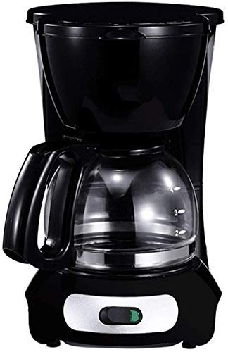 IUBGFTO Machine à café Machine à café, cafetière à Filtre à café en déplacement, cafetière en Acier Inoxydable Noir et brossé, Machine à café à Filtre avec pichet Isotherme, sélection d'arômes