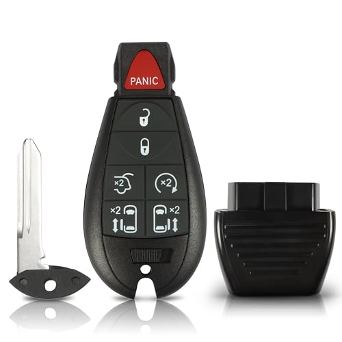 Key Fob Replacement Compatible for Chrysler Town and Country Dodge Grand Caravan 2008 2009 2010 2011 2012 2013 2014 2015 2016;Keyless Entry Remote Con