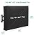 SunPatio Outdoor TV Cover, Waterproof & Weatherproof Screen Cover, Fits 48-50 inch Most TV Mounts and Stands, with Built-in Remote Pocket for Outside LED LCD Flat Screen, Black