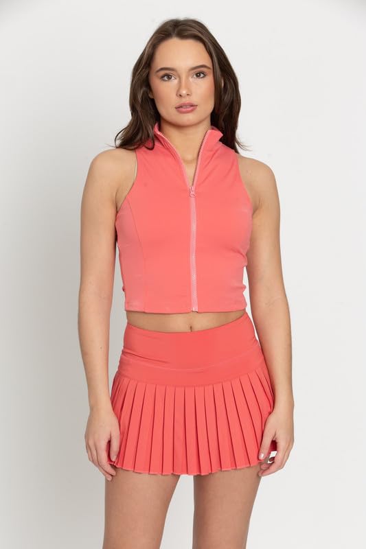 GOLD HINGE Falda de tenis plisada