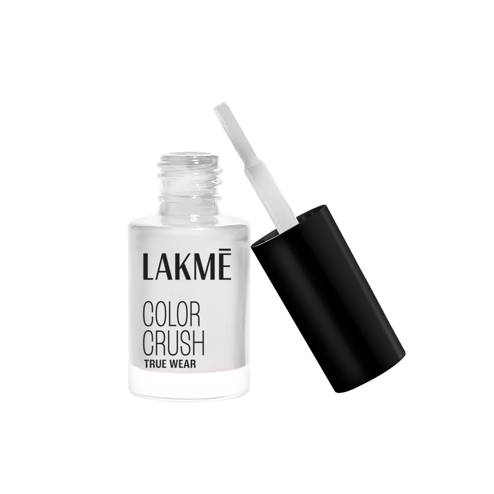 LAKMÉ True Wear Color Crush Glossy Finish Nail Polish, Long Lasting & Vibrant Nail Paint, 10, 6Ml