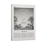 hotel orlando disney direccion Calidad de arte de pared: las fotos están impresas en alta definición en lienzo de alta calidad, que es resistente a los rayos UV, al agua y a la decoloración. El marco de aluminio está hecho de aleación de aluminio de grado aeronáutico, que tiene alta resistencia y resistencia a la corrosión y se puede utilizar durante más de 60 años. Y la superficie del marco de metal tiene un efecto cepillado brillante.