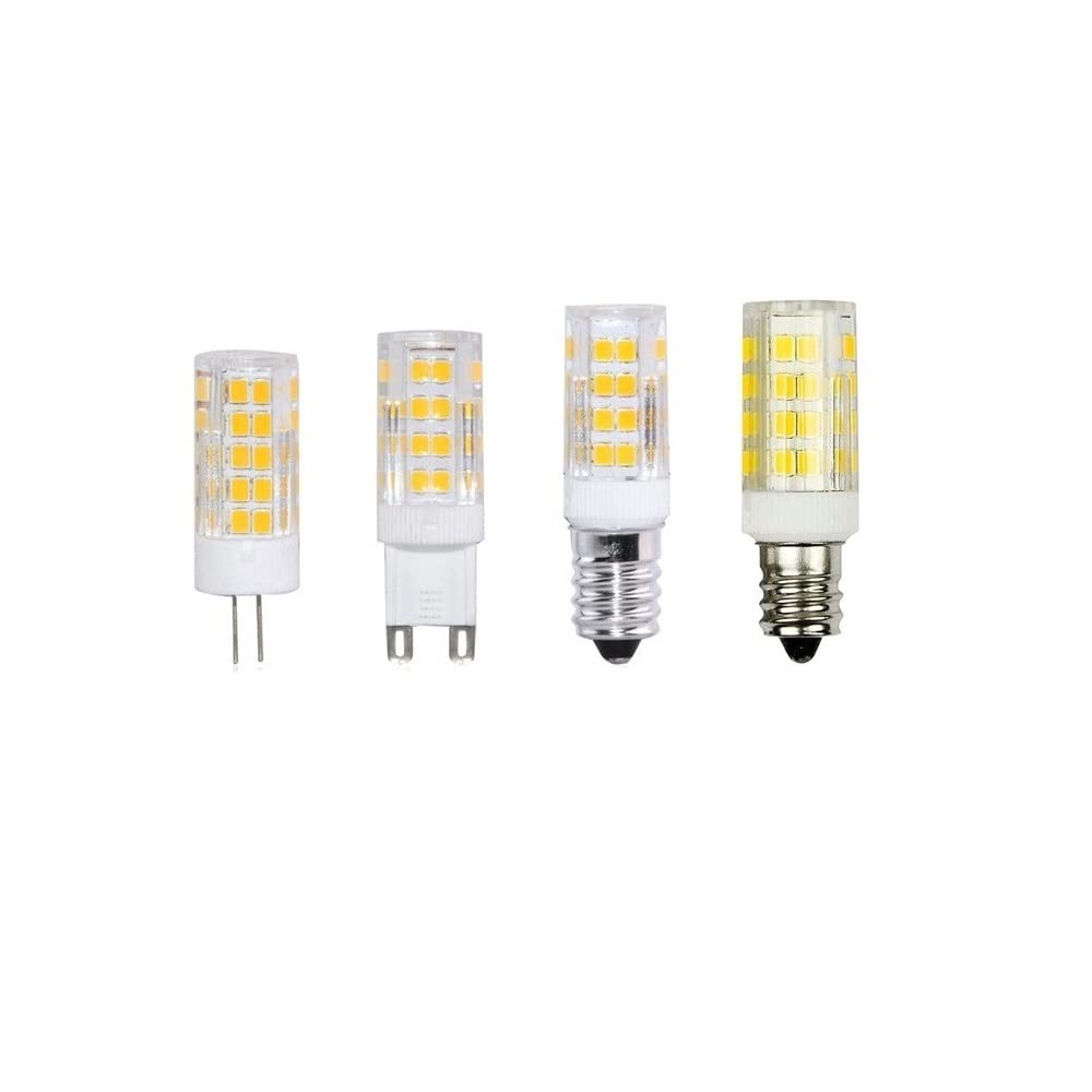 NXCVBNKZJ KJXP Lighting, Pack of 12, Mini LED Bulb Corn Light AC220V E14/G9 3W SMD2835 Chandelier Pendant Light Lamp(Warm White,E14)