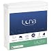 Cal King Size Luna Premium Hypoallergenic 100% Waterproof Mattress Protector - Made in the USA - Vinyl Free