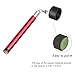 LAKE OF FIRE Round Pool Cue Chalk Holder – 2-in-1 Billiard Accessory with Pool Chalk Holder & Cue Tip Tool(Red)
