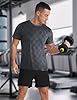 APTRO Men’s T-Shirts Gym T Shirts for Men Moisture Wicking Athletic Breathable Running Tops Quick Dry Short Sleeve T-Shirt Black 3XL #2