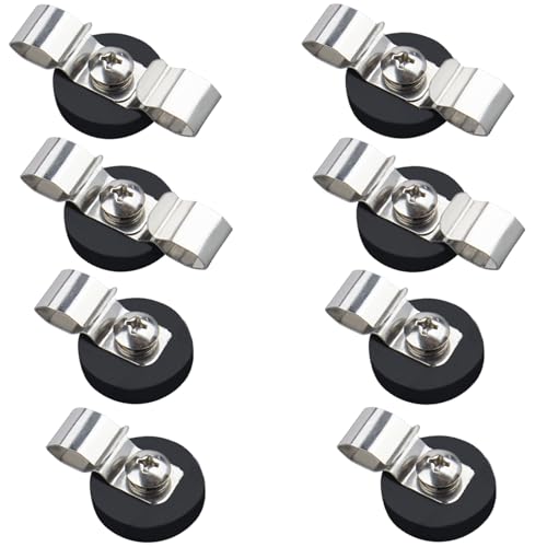 Heavy Duty Magnetic Cable Clips, Anti-Scratch Magnetic Cord Organizers, Anti-Slip Cable Clips Strong Magnet Cord Holder, Wire Holders for RV, Car, Garage, Office, Patio, Shelves 8 PCS