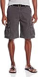 Wrangler Authentics Men’s Premium Twill Cargo Short, Anthracite Twill, 38