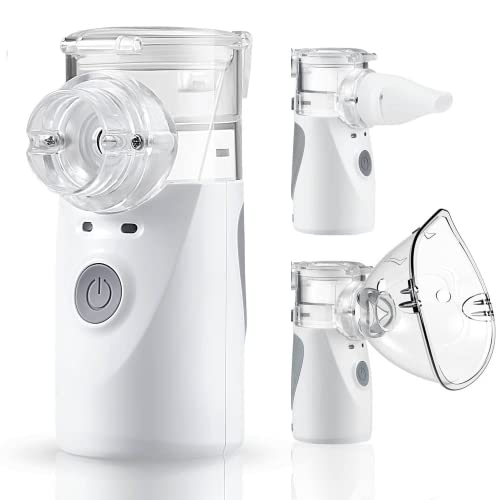 Portable Nebulizerï¼ŒNebulizer Machine for Adults and Kidsï¼ŒHandheld Mesh Nebulizer for Home Daily Useï¼ŒPersonal Steam Inhalers for Breathing Problems