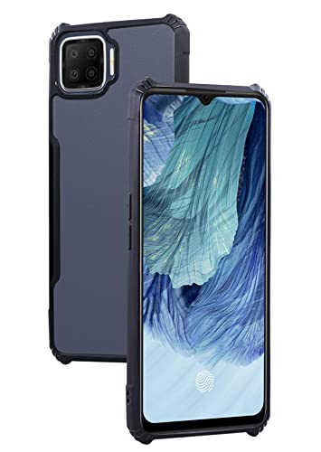 Image of Jkobi Back Cover Case for Oppo F17 (Shockproof with Polycarbonate Clear Panel | Professional Black)