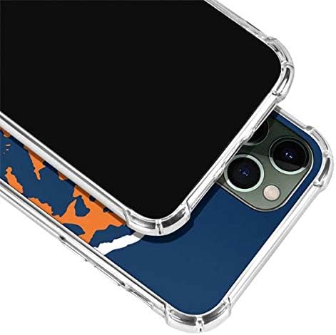 Skinit Clear Phone Case Compatible with iPhone 12 Pro Max - Officially Licensed NFL Chicago Bears Retro Logo Design