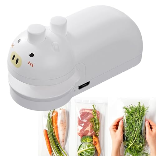 Niesel Sellador de bolsas – Sellador de bolsas de chips recargable, máquina de sellado al vacío recargable para almacenamiento de alimentos, dulces y hogar