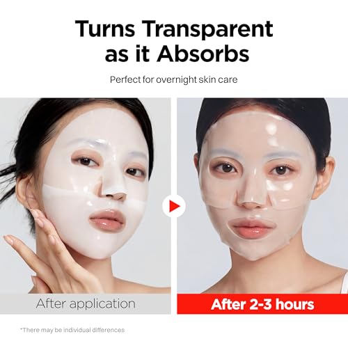 DERMAL Hydrogel Melting Mask Variety Pack 7 Sheets - Korean Overnight Face Mask Set with Collagen, Hyaluronic, PDRN, Vitamin, Rice Ceramide, Peptide, Cica - Glass Skin Jelly Gel K-Beauty Ritual — view 5