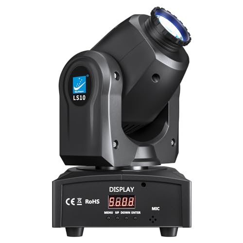 Big Dipper LS10 DMX Moving Head Spotlight - 35W Sound-Activated S...