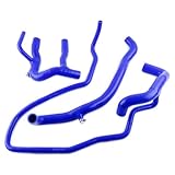 VLOCEMNYE Silicone Radiator Hose Kit for Land Rover Defender 2.5 TD5 1998-2007 Blue
