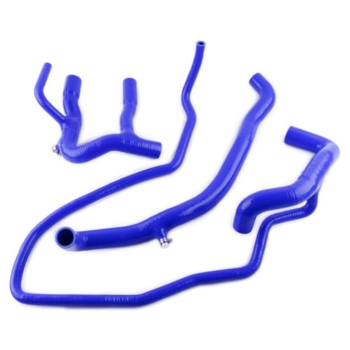 VLOCEMNYE Silicone Radiator Hose Kit for Land Rover Defender 2.5 TD5 1998-2007 Blue
