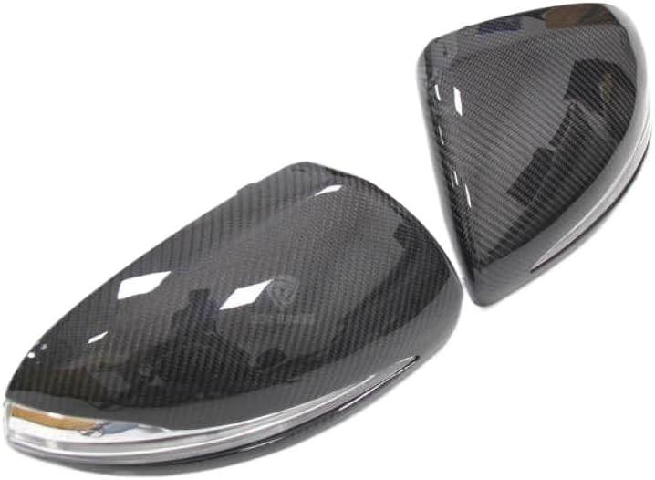Carbon Fiber Mirror Cover Compatible with W205 W222 W213 W238 X205 C S GLC E Class 1 1 Replacement Style Only LHD