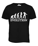Candymix Canto Evoluzione Umana T-Shirt da Uomo Maglietta, Taglia Medium, Colore Nero