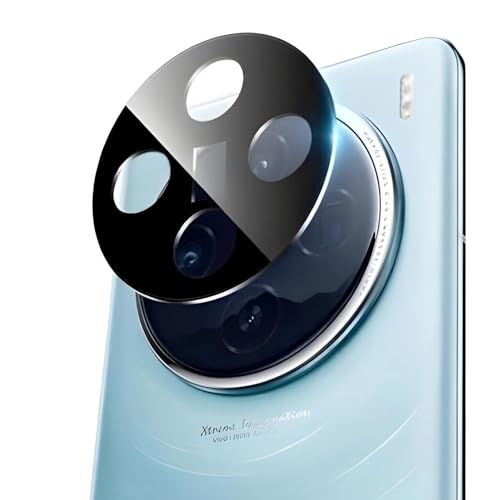 Image of ZARALA Glass Camera Lens Protector For Vivo X100 [9H Hardness] [6D Lens Protector ] [Easy Installation] Black (Vivo X100)