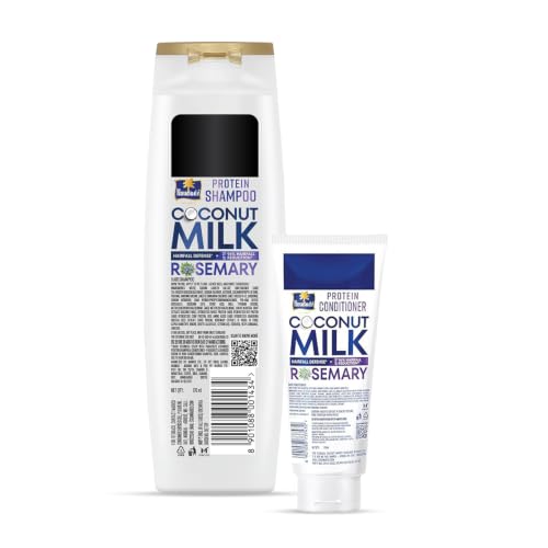 Image of Parachute Advansed Hairfall Defense Combo | Up to 96% Hair Fall Reduction & up to 23X Hair Fall Control | Shampoo + Conditioner | Coconut Milk & Rosemary | Paraben free | 170 + 170ml